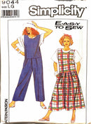 Simplicity 9044 | Misses' Jumper & Jumpsuit | Size LG