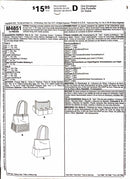 McCall's M4851 | Totes | Accessory Pattern