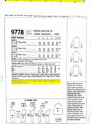 McCall's 9778 | Misses' Blouse in Three Versions | Size 12 / Bust 34