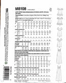 McCall's M8108 | Misses' Empire Seam Gathered Dresses | Size 16-24