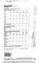 McCall's M8205 | Misses' Skirts | Size L-XXL