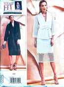 Vogue V1590 | Misses' Jacket, Belt, and Skirt | All Sizes Included *See 2nd Photo