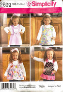 Simplicity 2699 | Toddlers' Aprons | Craft Pattern