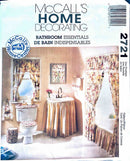 McCall's 2721 | Bathroom Essentials | Home Decor Pattern