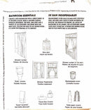 McCall's 2721 | Bathroom Essentials | Home Decor Pattern