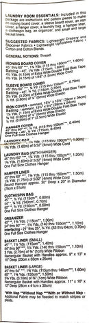 McCall's 2784 | Laundry Essentials | Home Decor Pattern