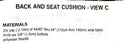 McCall's 8773 | Chair Essentials | Home Decor Pattern