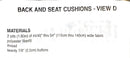 McCall's 8773 | Chair Essentials | Home Decor Pattern