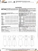 McCall's M7740 | Misses' Dresses | Size 14-22