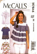 McCall's M7544 | Misses' Tops | Size 14-22