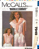 McCall's 7949 | Misses' Top | Size 10-12