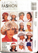 McCall's 3044 | Misses' Hat in Three Sizes and Scarf | Accessory Pattern