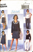 Butterick B6185 | Misses' Jacket, Top, Dress, Skirt, and Pants | Size 6-14