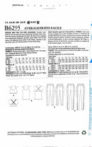 Butterick lisette B6295 | Misses' Bra Top, Top, and Leggings | Size 6-14