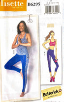 Butterick lisette B6295 | Misses' Bra Top, Top, and Leggings | Size 6-14