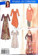 Simplicity 1623 Khaliah Ali | Misses'/Women's Knit Dress in Two Lengths & Long Dress with Knit Bodice | Size 10-18