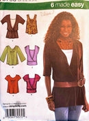 Simplicity 3790 | Misses' Knit Tops | Size 6-14