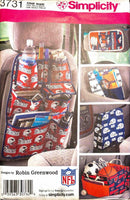 Simplicity 3731 | Car Organizers | Craft Pattern