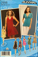 Simplicity 2956 | Misses' Knit Dresses or Tunics with Bodice and Skirt Variations | Size 4-12