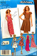 Simplicity 1610 | Misses' Dress in Two Lengths with Bodice Variations and Cummerbund | Size 12-20