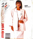 Stitch 'N Save McCall's 3560 | Misses' Unlined Jacket and Skirt | Size 10-14