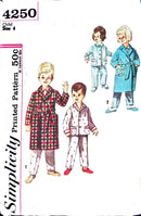 Simplicity 4250 | Child's Robe & Pajamas | Child Size 4