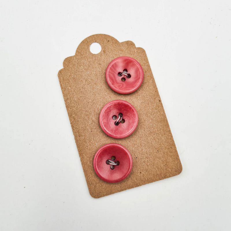 3/4" Berry | Set of 3 | Corozo Buttons