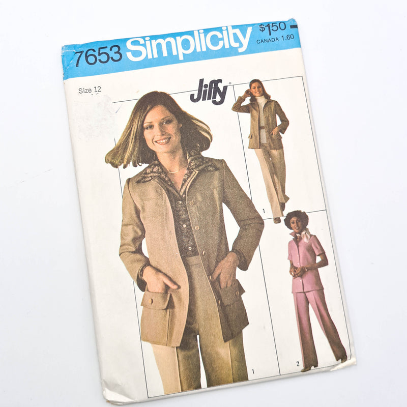 Simplicity 7653 | Adult Top + Pants | Size 12