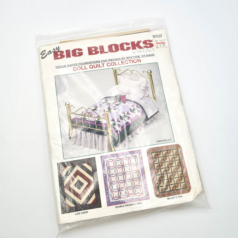 Big Blocks by McCall's | Doll Quilt Patterns