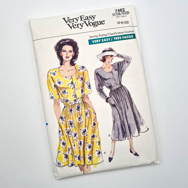 Vogue 7462 | Adult Dress - Sizes 6-8-10