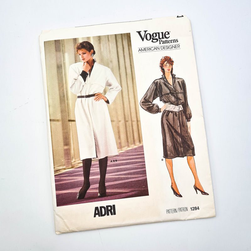 Vogue 1284 | American Designer ADRI | Adult Dress - Size 8