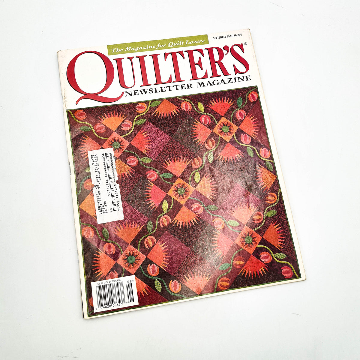 Quilter's Newsletter Magazine | Back Issues 200-299 | Choose Your Favo