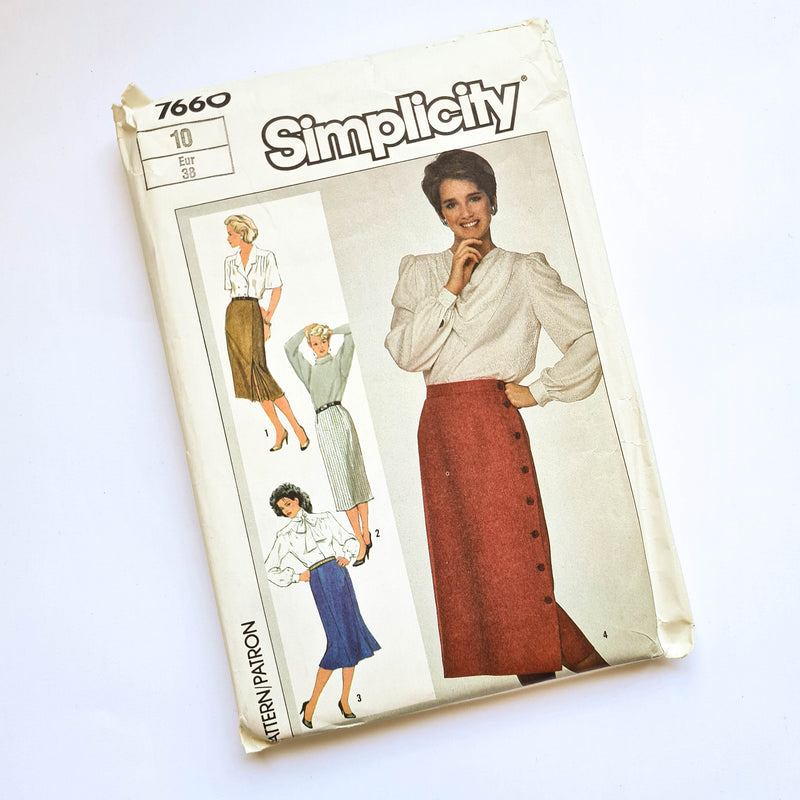 Simplicity 7660 | Adult Skirts | Size 10