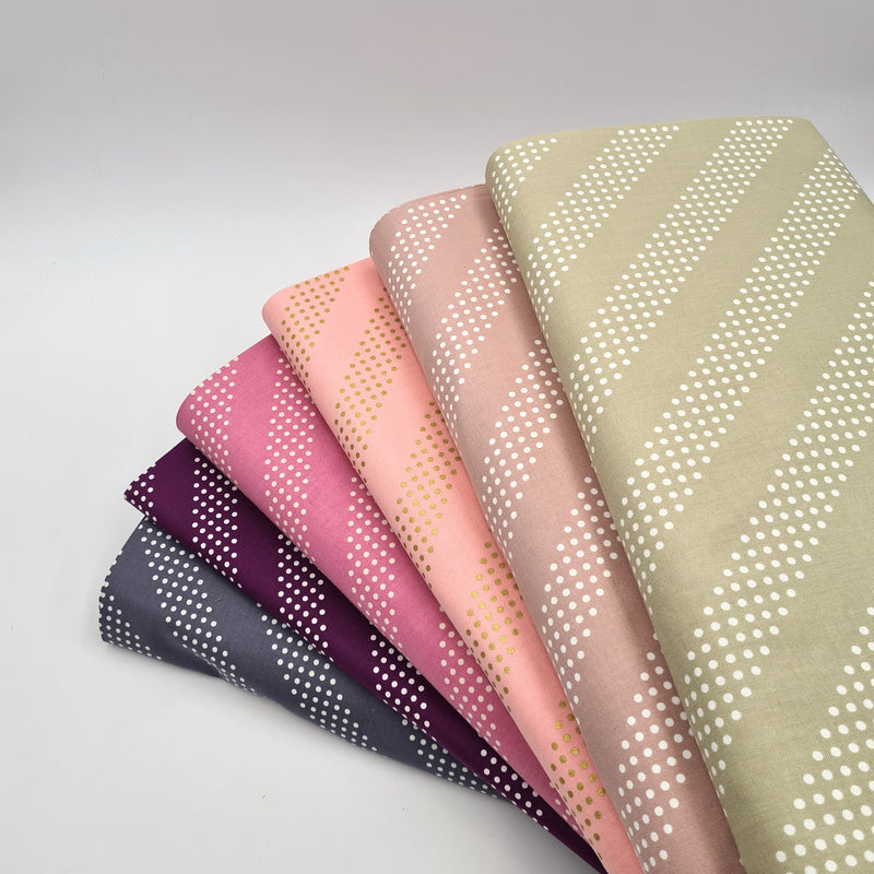 Dottie, Rosewater | Cotton and Steel Basics | Quilting Cotton