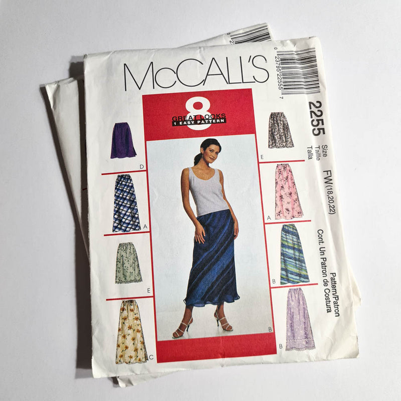 McCall's 2255 | Adult Skirts | Sizes 12-16