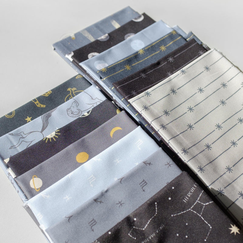 Star Stripes, Gray | Celestial | Quilting Cotton
