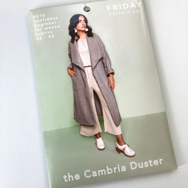 The Cambria Duster | Friday Pattern Company | Sizes XS-4X