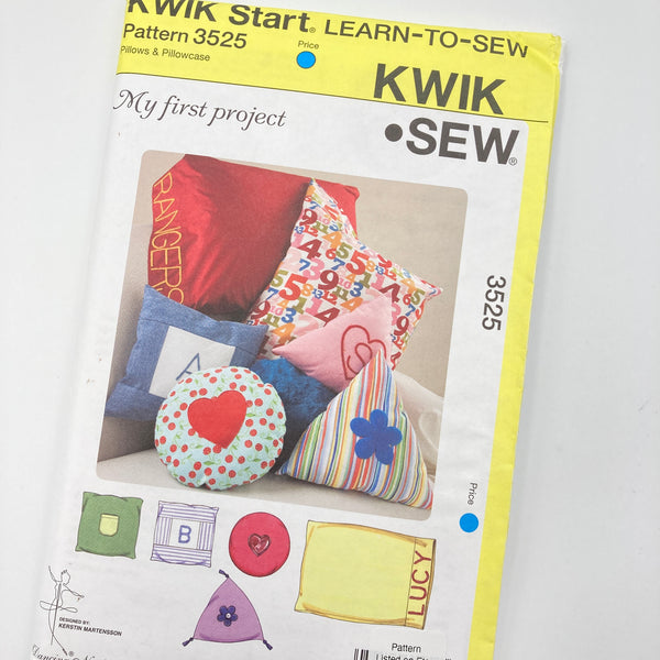Kwik Sew 3525 | Pillows & Pillowcase