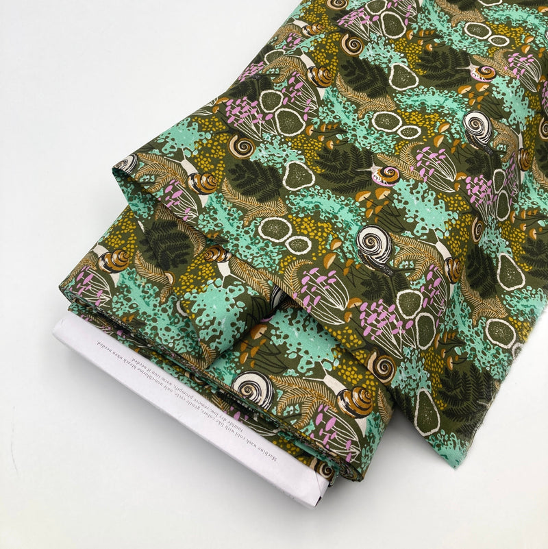 Snail Trails | Into the Woods | Organic Quilting Cotton