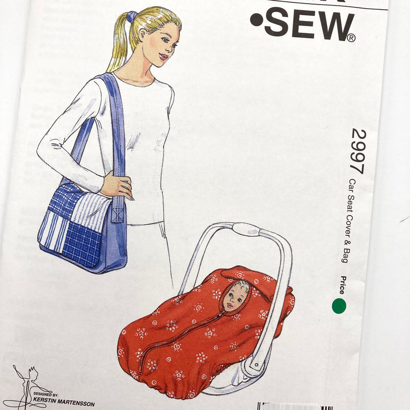 Kwik Sew 2997 | Car Seat Cover & Bag