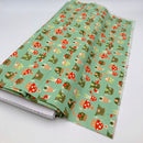 Elvendale Vert Poplin | Amour Vert | Organic Quilting Cotton