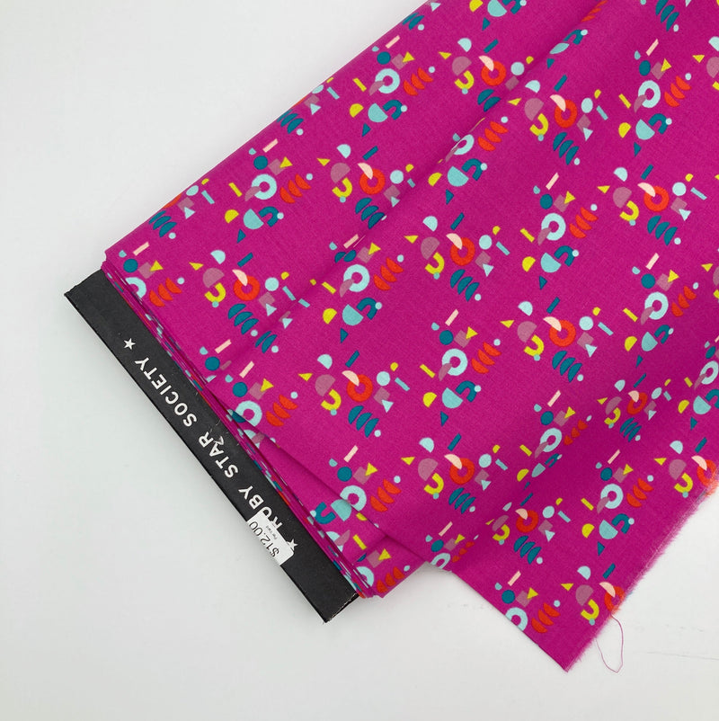 Puzzling, Berry | Adorn | Quilting Cotton
