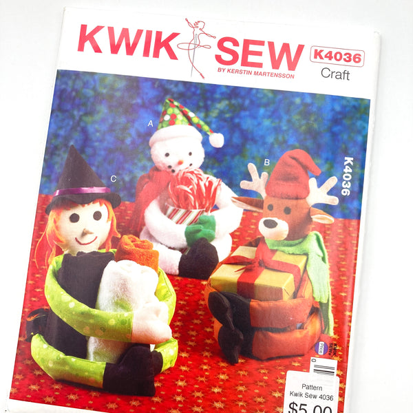 Kwik Sew 4036 | Craft, Seasonal Decorative Holders, One Size