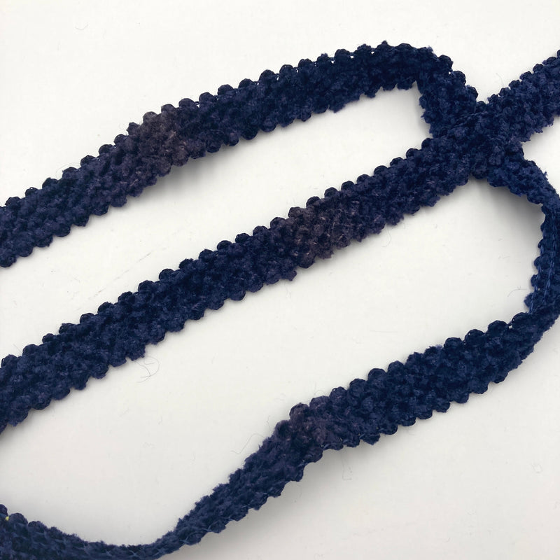 Navy Chenille Braid | As-Is