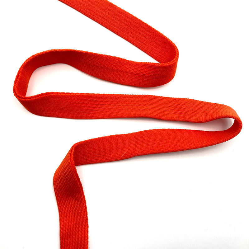 Fold Over Knit Binding | Atomic Orange