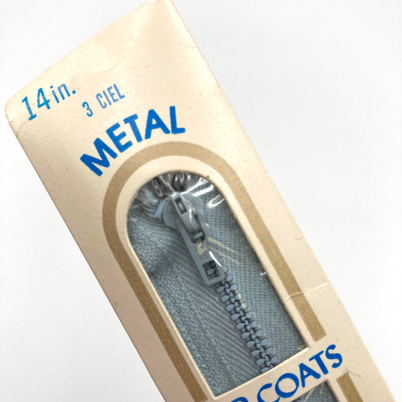 14" All Purpose Zipper - Metal | Coats | Pick Your Color