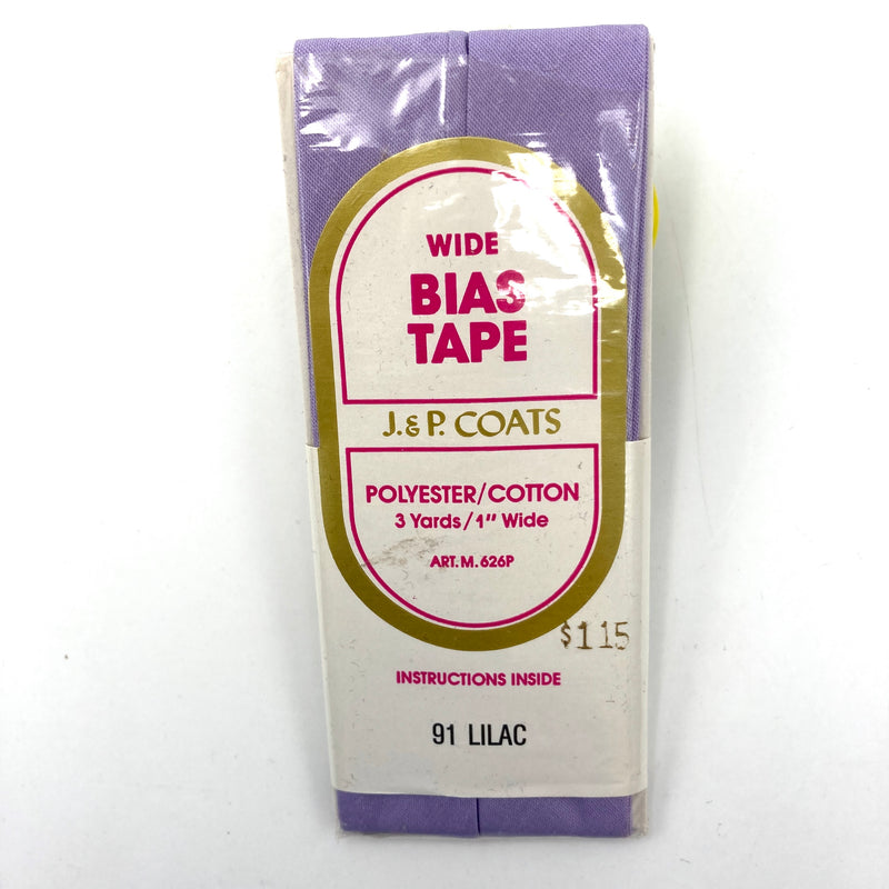 Lilac purple wide bias tape