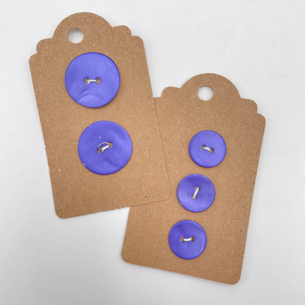 Indigo Painted Shell | Buttons