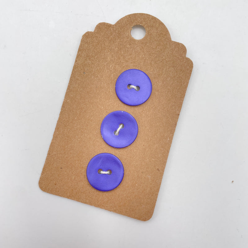 Indigo Painted Shell | Buttons