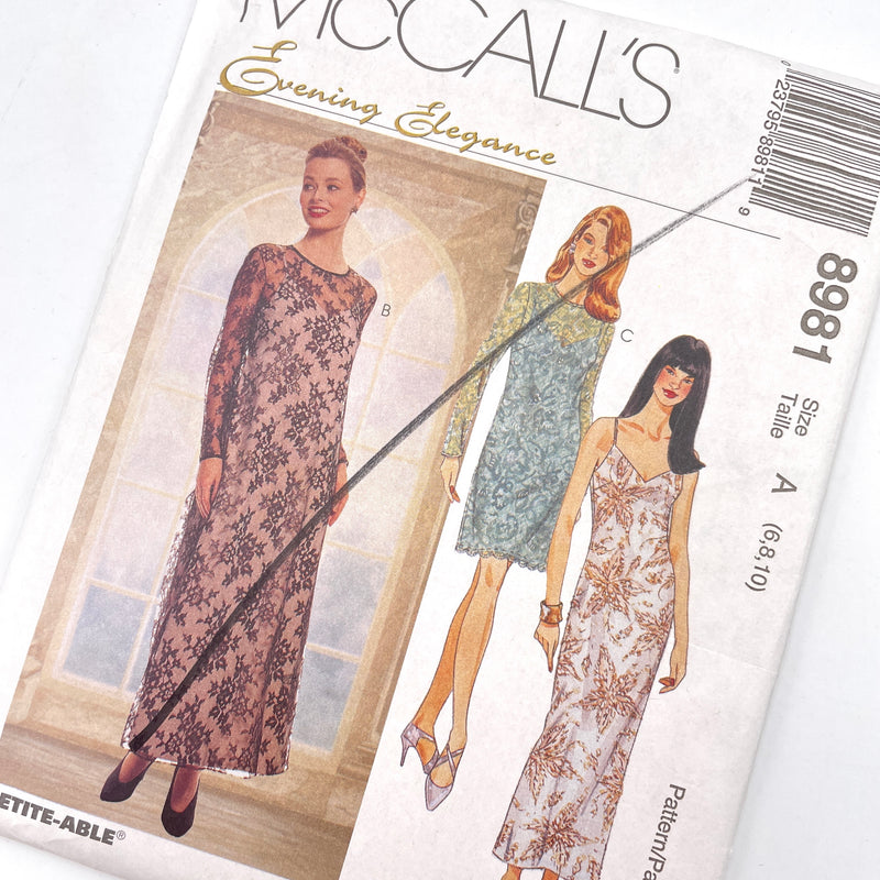 McCall's 8981 | Adult Dress | Size 6-10